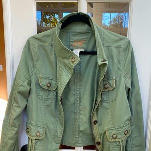 LAL Cotton Short Jacket! Size M! Live A Little! 4 Snap pockets